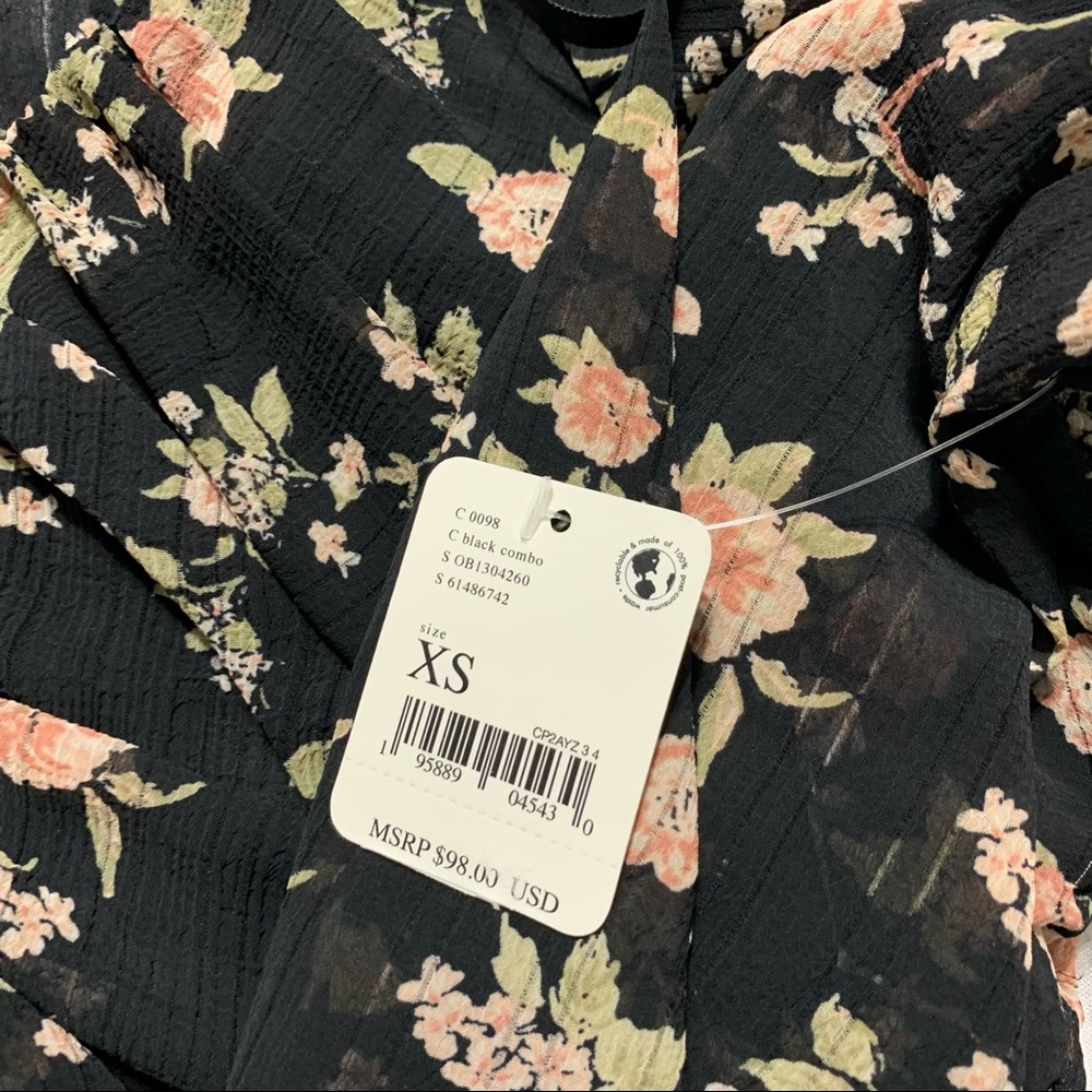 NWT Free People New Final Rose Blouse - Picture 9 of 9